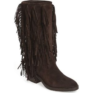 Fringe boots